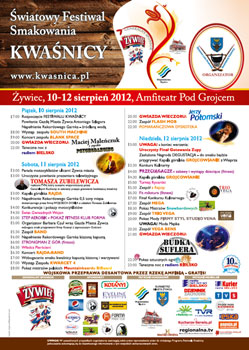 Program Festiwalu Kwaśnicy